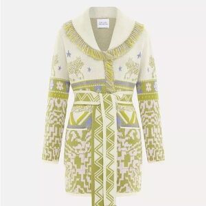 Hayley Menzies Cardigan/ Tiger Western Print